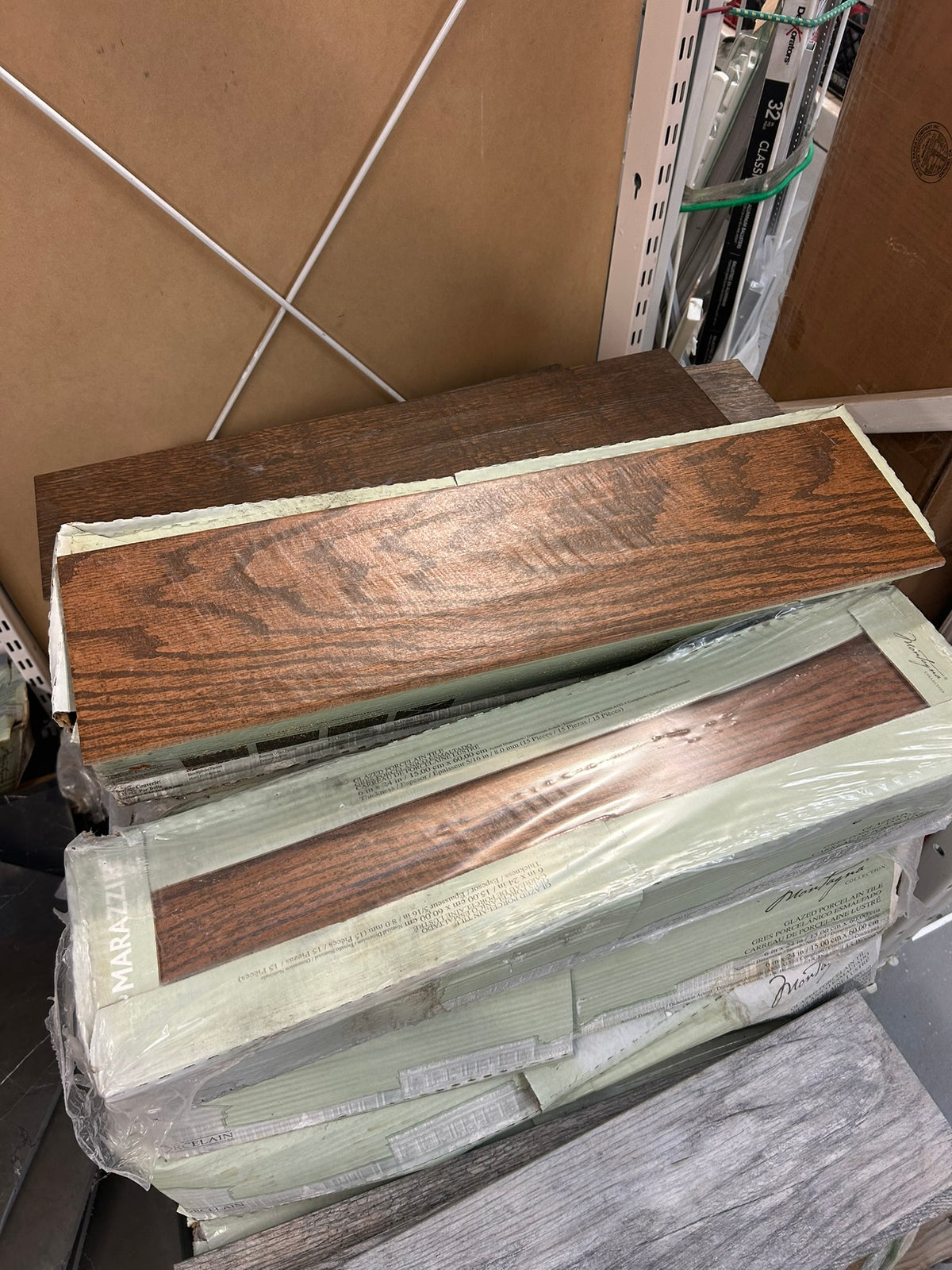 Wood Look Ceramic Tiles - 24" x 6"