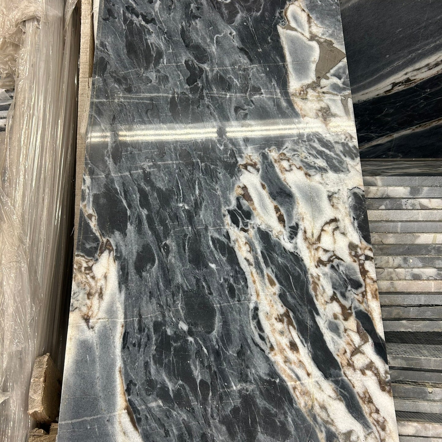 AllyStone "ART GREY" Natural Stone Tiles - 18" x 36"