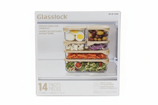 GLASSTOCK TEMPERED GLASS FOOD STORAGE SET