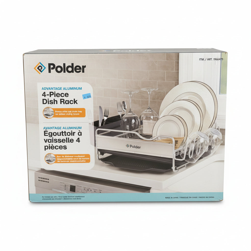 POLDER 4-PIECE DISH RACK
