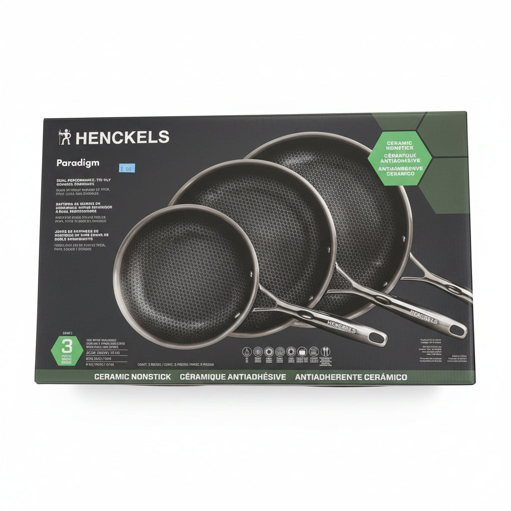 HENCKLES DUAL-PREFORMANCE, TRI-PLY CERAMIC COOKWARE