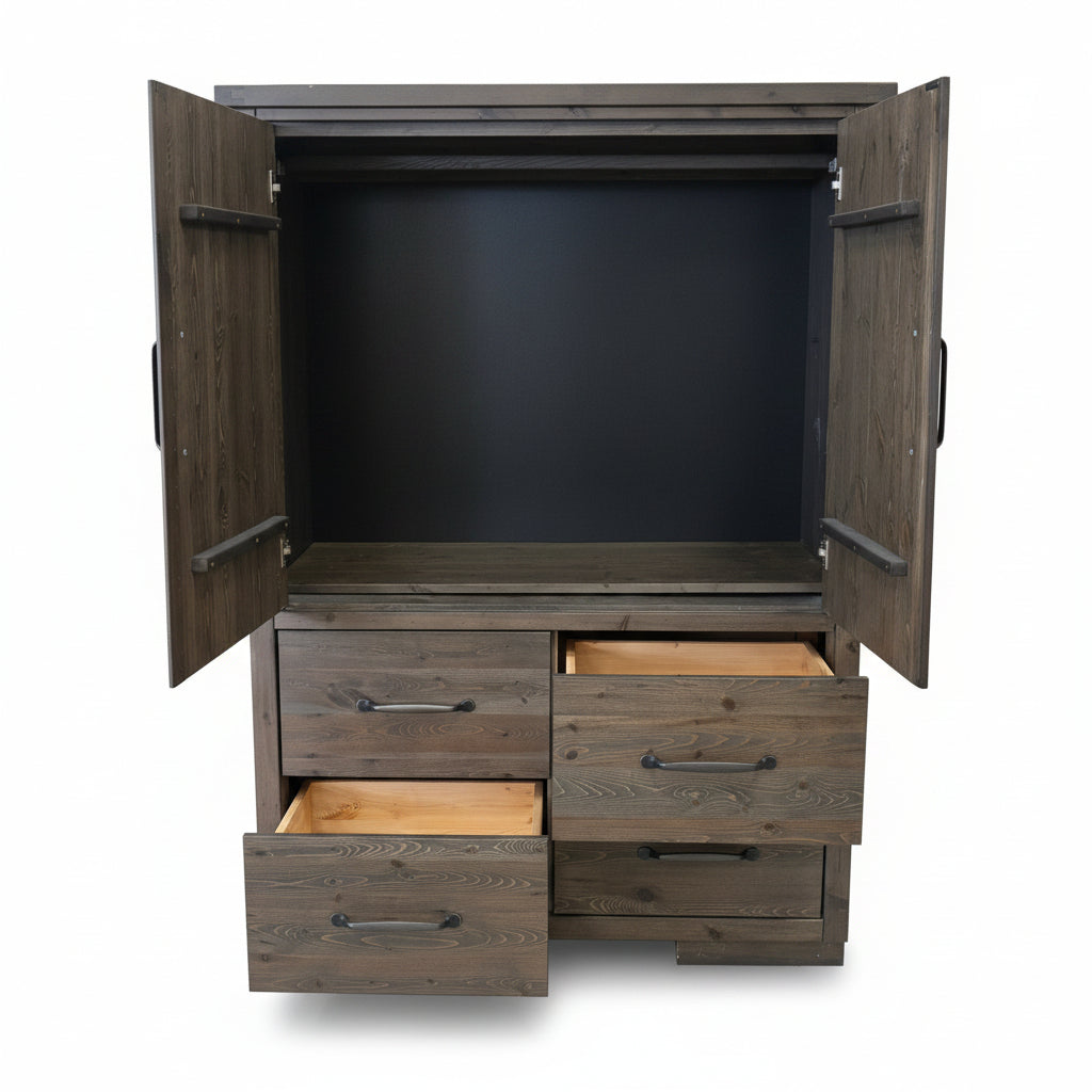 ASH GREY WOOD DRESSER