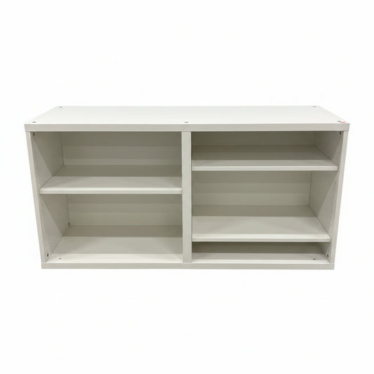 WHITE OPEN STORAGE SHELF