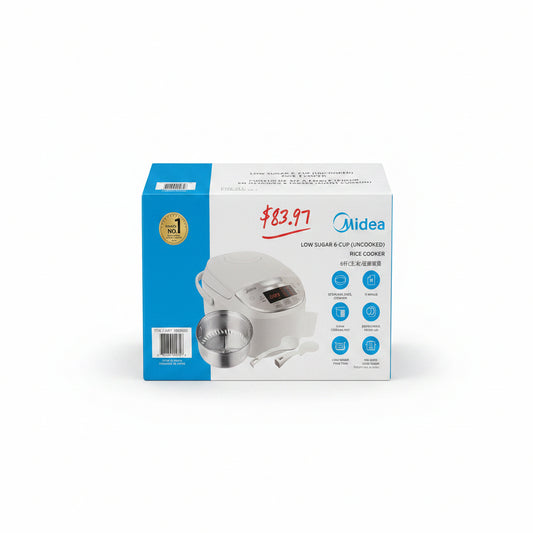 LQ - MIDEA LOW SUGAR6 CUP (UNCOOKED) RICE COOKER