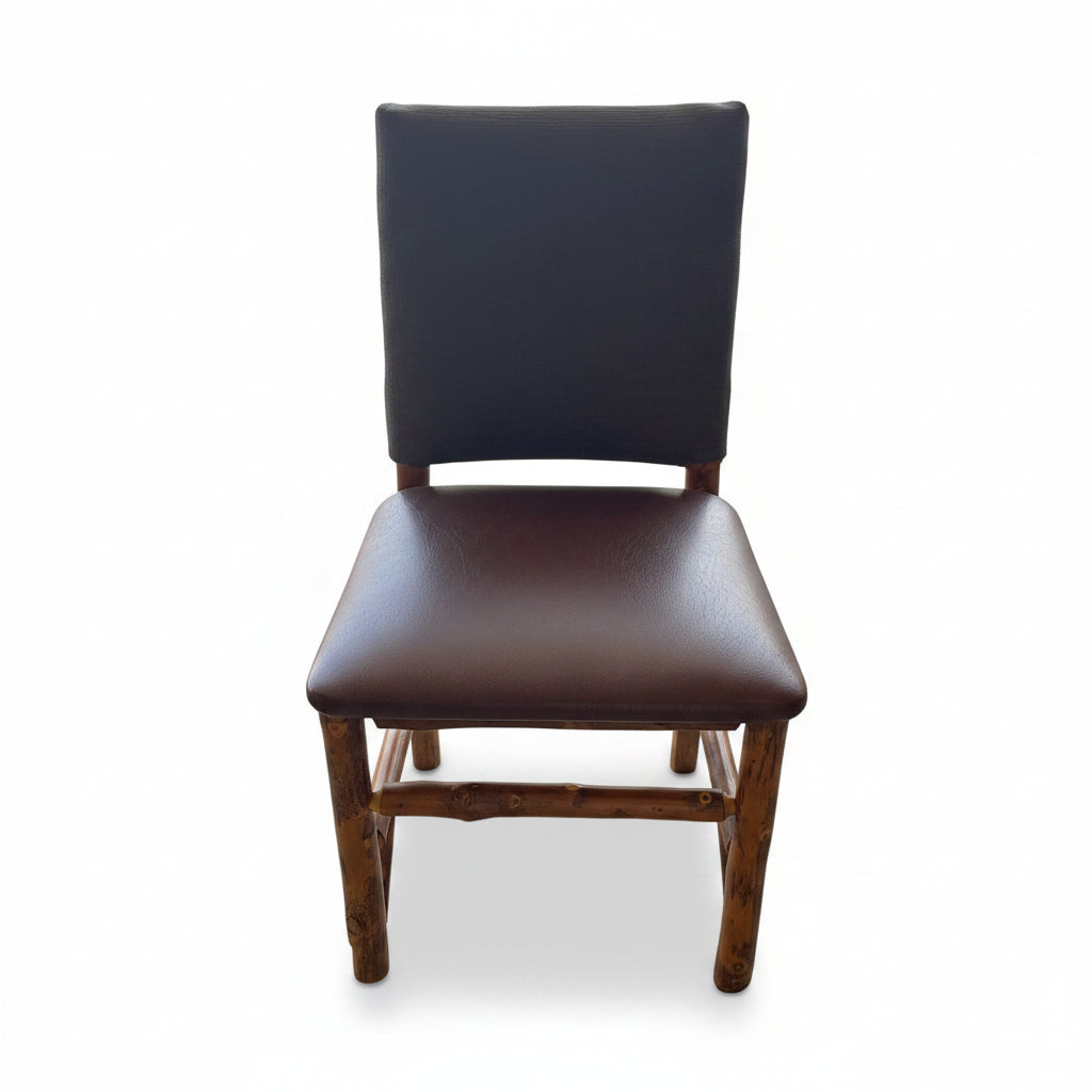 CABIN WOOD TABLE AND 2 CHAIRS