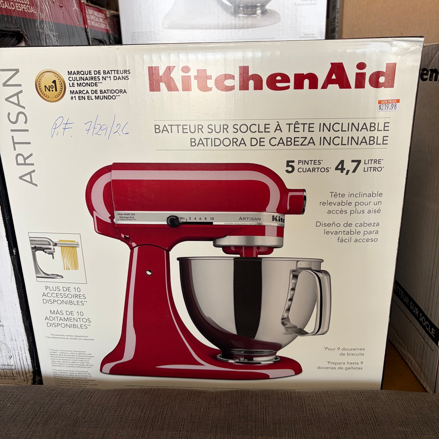 The KitchenAid Stand Mixer with Tilt Head