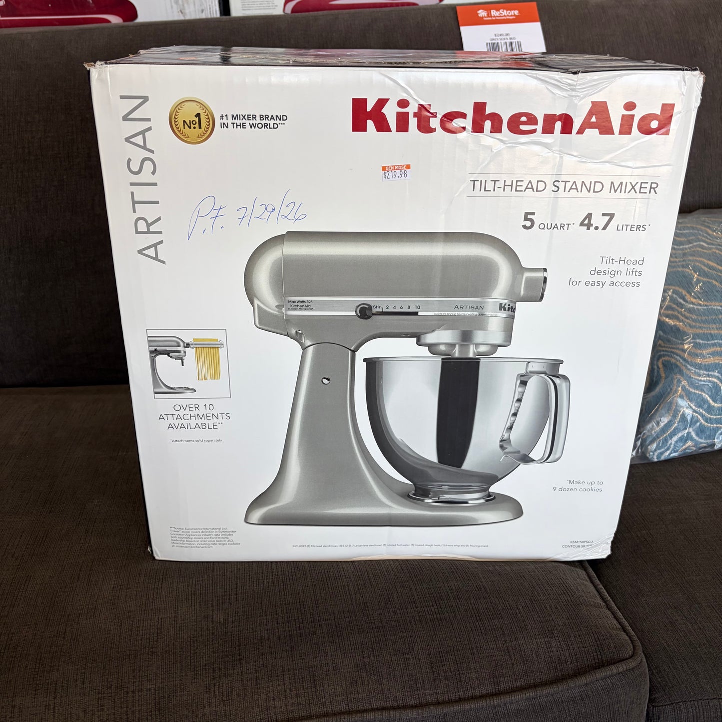 The KitchenAid Stand Mixer with Tilt Head