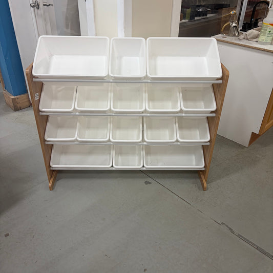 TOY BIN SHELF