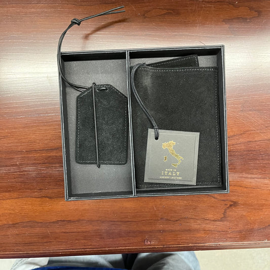 Real Leather Passport Cover & Bag Tag