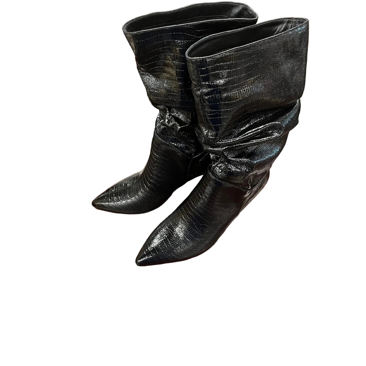 Pleather Boot Heels