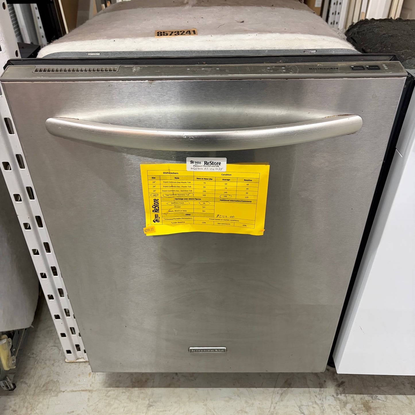 KitchenAid Stainless Steel Dishwasher