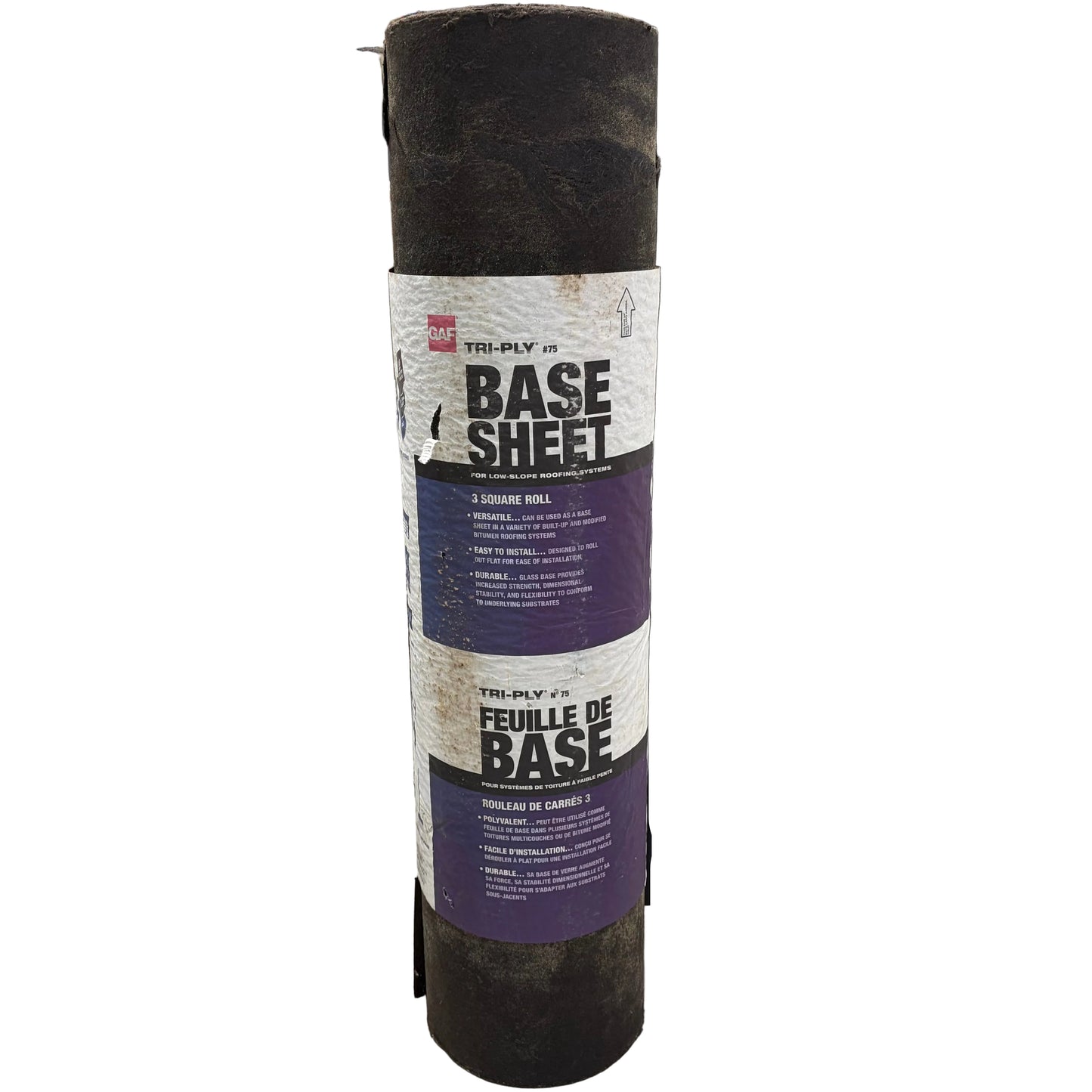 Heavy-duty tri-ply base sheet