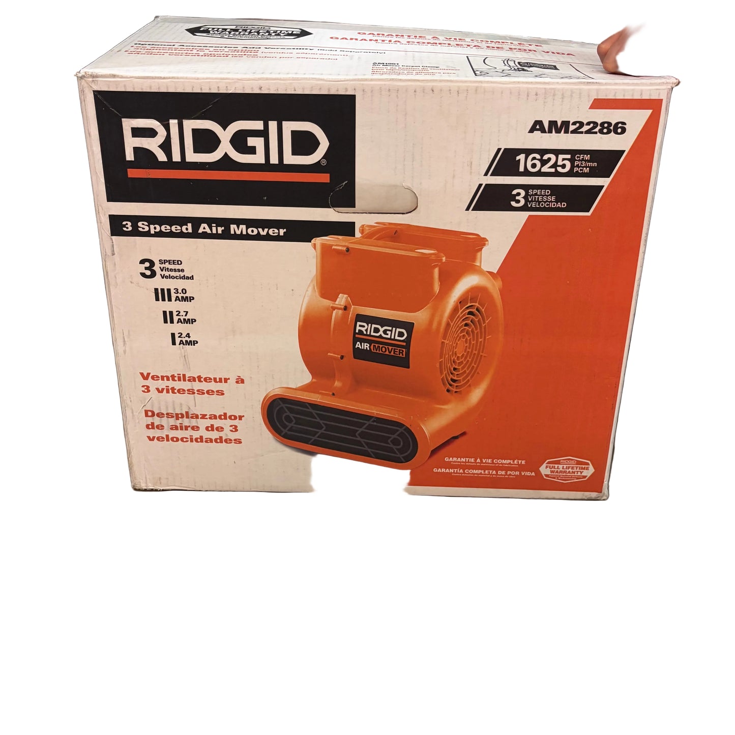 RIGID 3 SPEED AIR MOWER