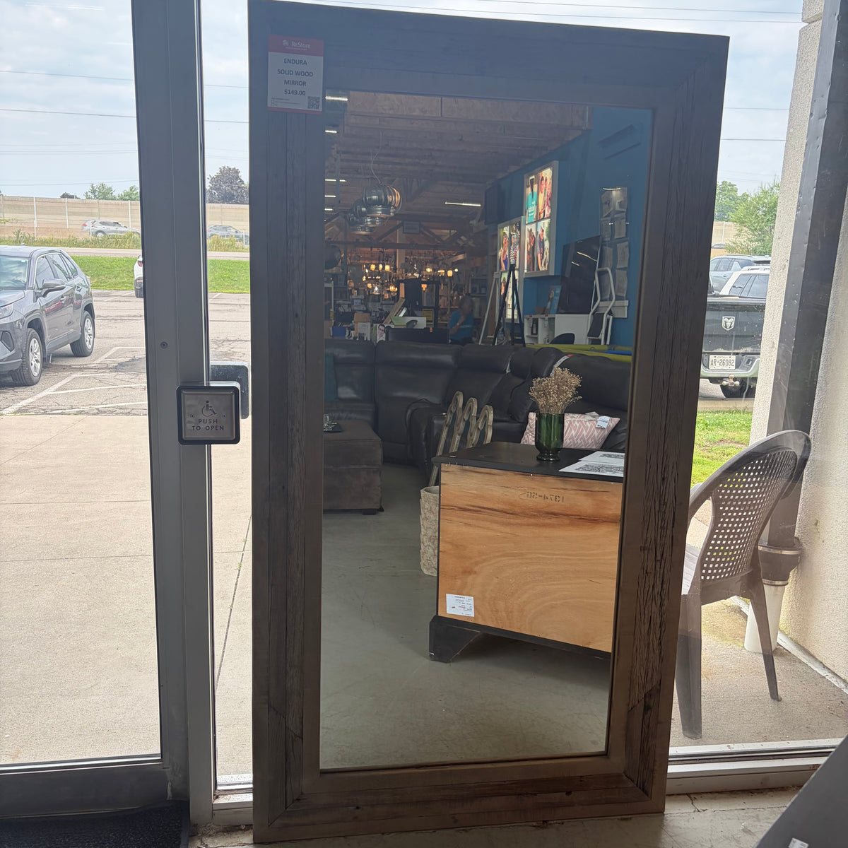 ENDURA SOLID WOOD MIRROR