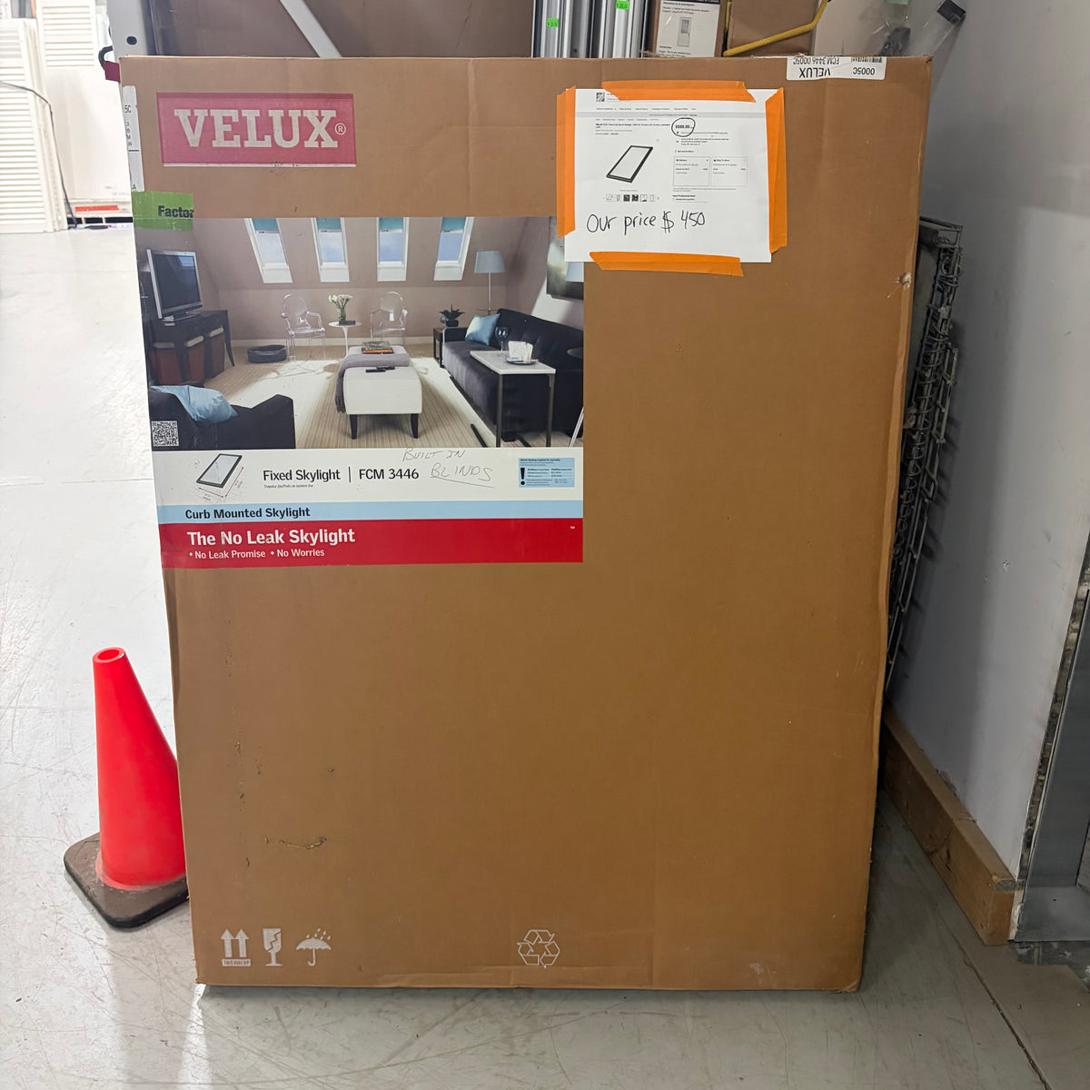 VELUX fixed curb mount skylight