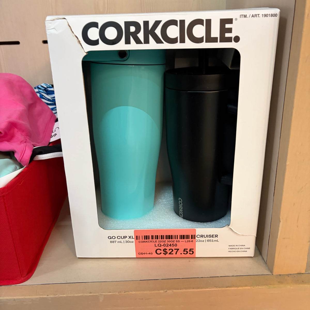 CORKCICLE 22OZ 30OZ SS — L26-6