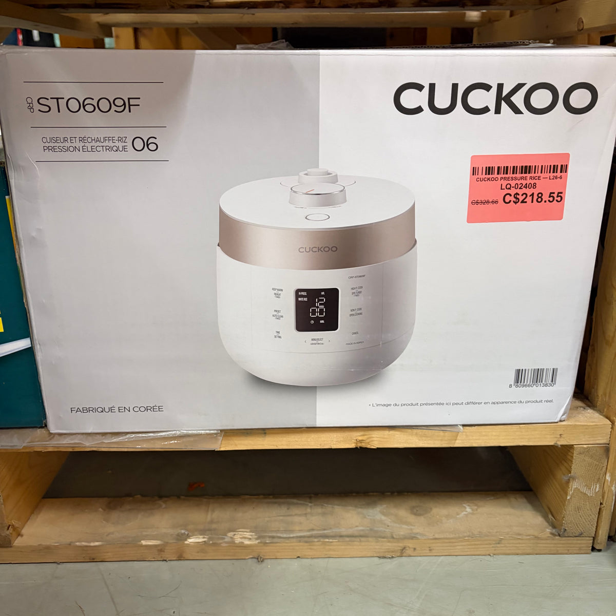 CUCKOO PRESSURE RICE — L26-6