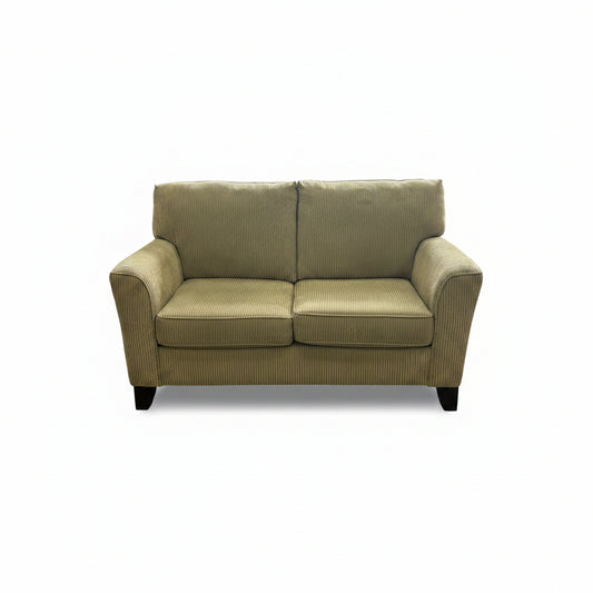 GREEN CORDUROY COUCH