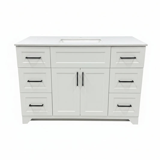 WHITE BATHROOM VANITY