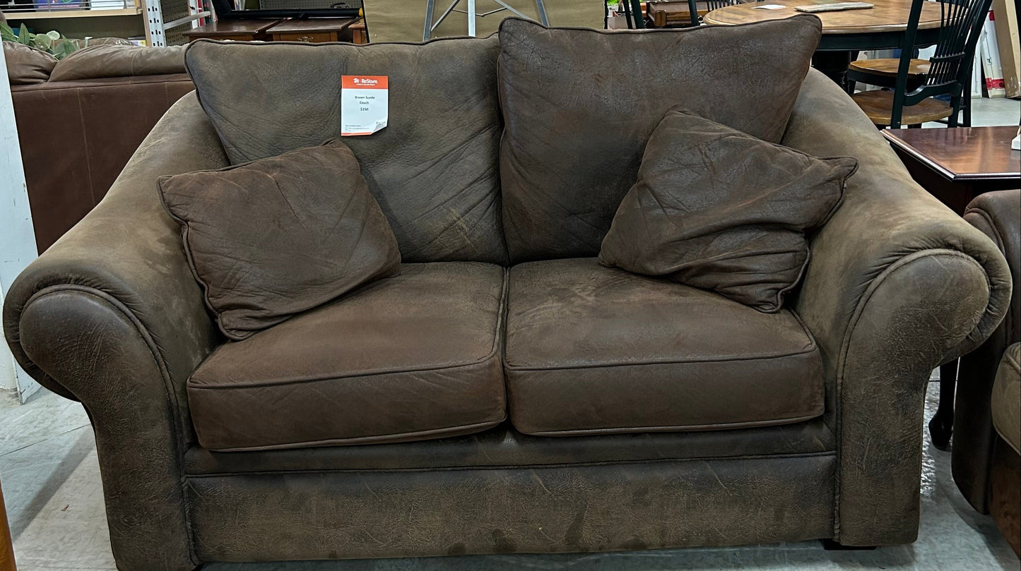 BROWN COUCH