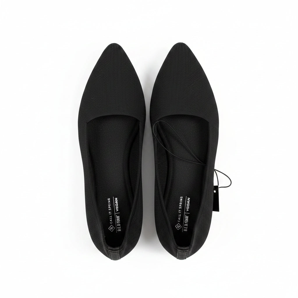 CALL IT SPRING BLACK FLATS SIZE 7
