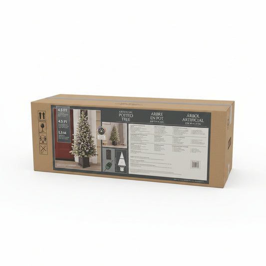 LQ - 4.5FT PRELIT CHRISTMAS TREE
