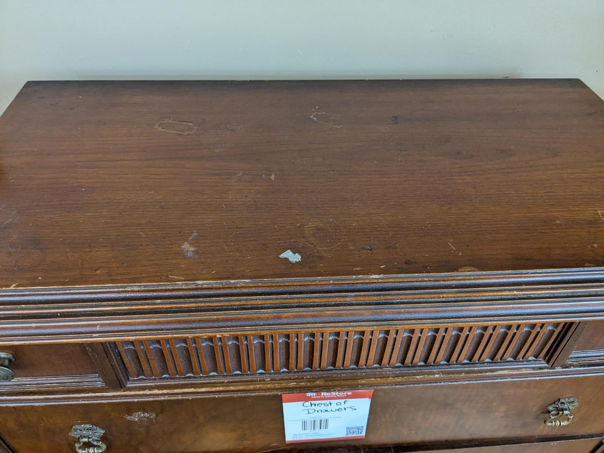 Antique-Style Mahogany Chest of Drawers