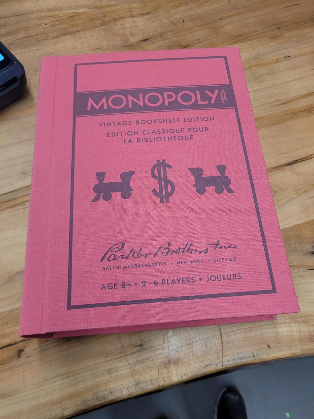 Monopoly Vintage Bookshelf Edition