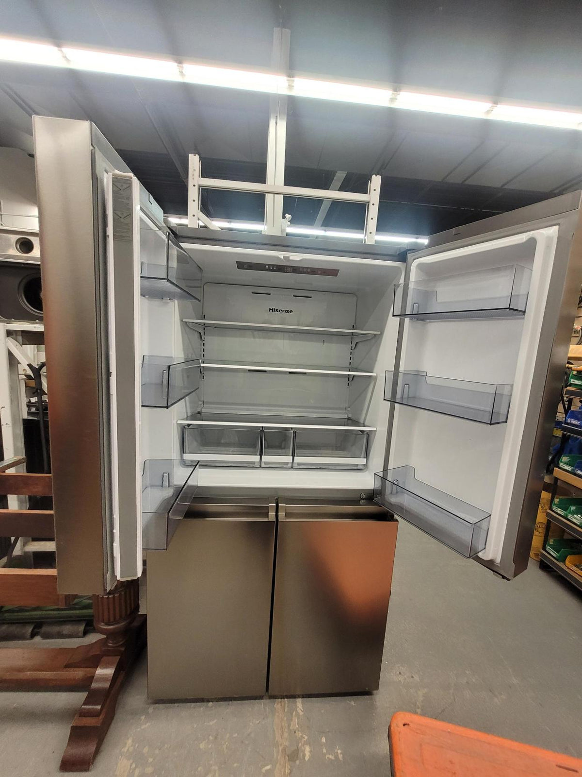 Stainless Steel Four-Door Refrigerator
