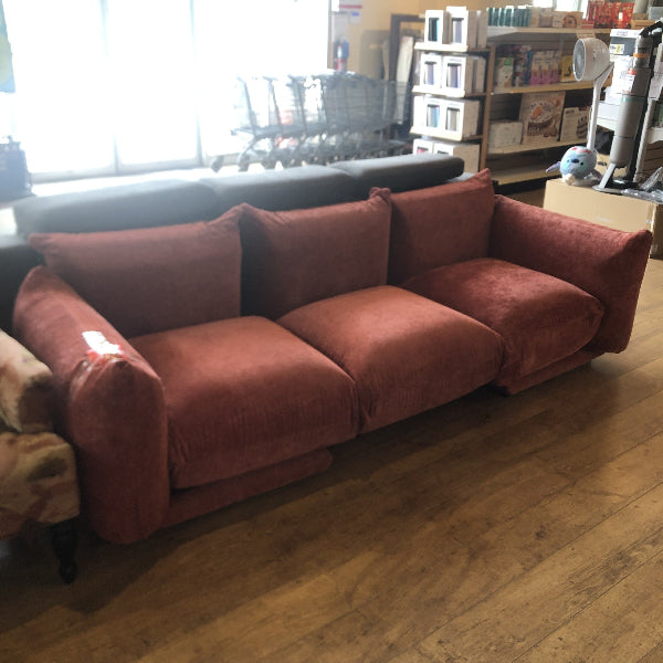 Terracotta 3-Seat Sofa