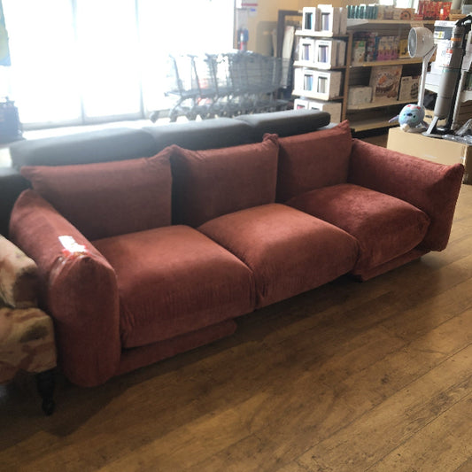 Terracotta 3-Seat Sofa