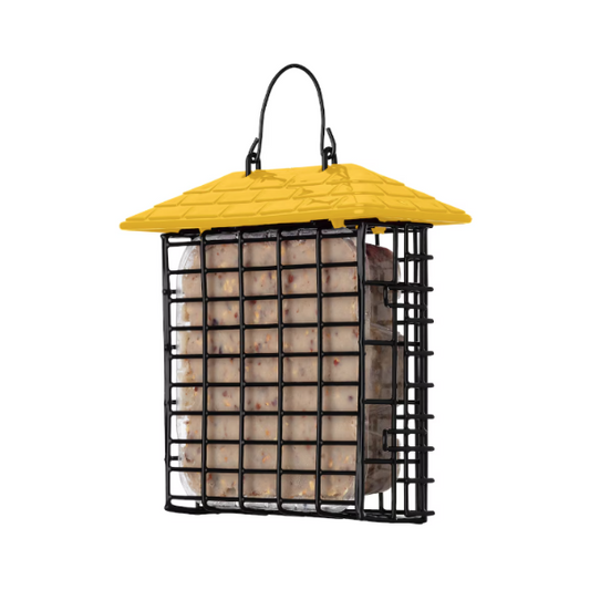 MORE BIRDS Suet Feeder with Weather Guard