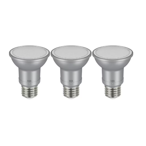 EcoSmart LED PAR20 Adjustable Beam Light Bulbs - 3 pack