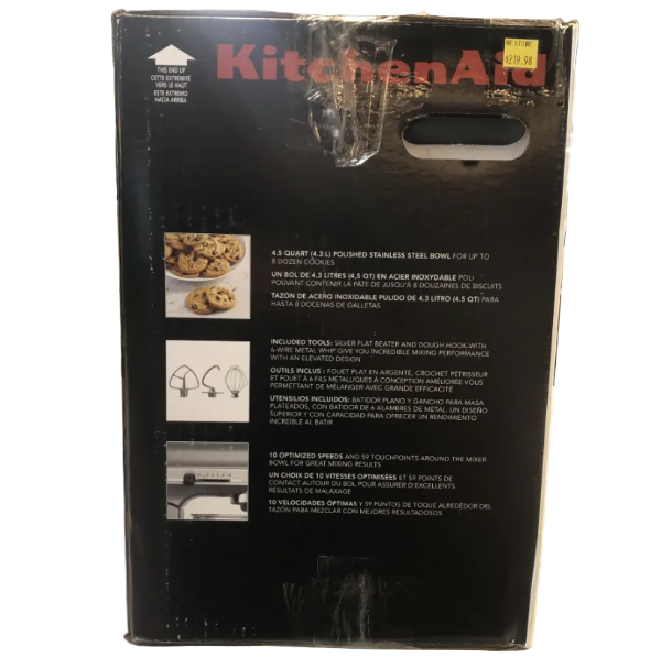 KitchenAid 4.5 QT Deluxe Stand Mixer with Tilt Head