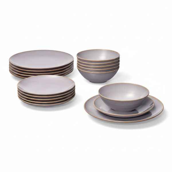 FÄRGKLAR 18-Piece Stoneware Dinnerware Set