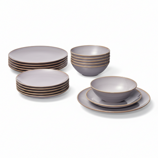 FÄRGKLAR 18-Piece Stoneware Dinnerware Set