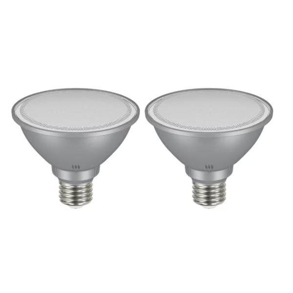 EcoSmart LED PAR30S Adjustable Beam Light Bulbs - 2 pack