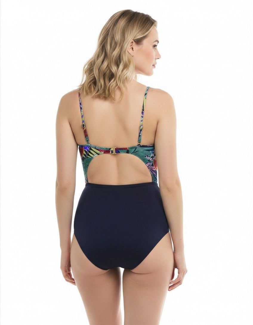 Paris One-Piece by Eidon in Papaya - Size M (A5)