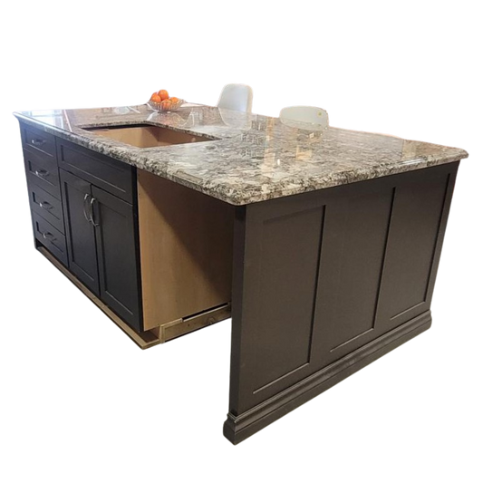 Kitchen Island with Granite