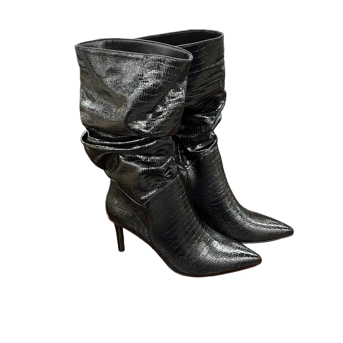 Pleather Boot Heels