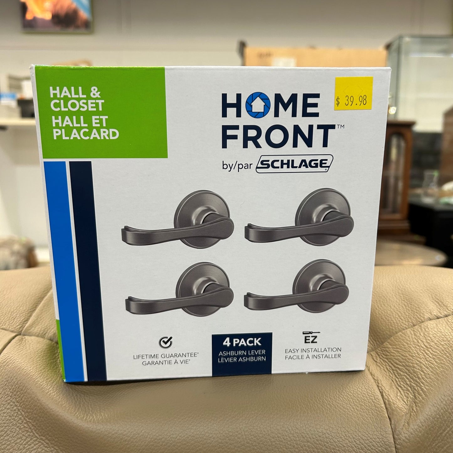 4-Pack Hall & Closet Levers