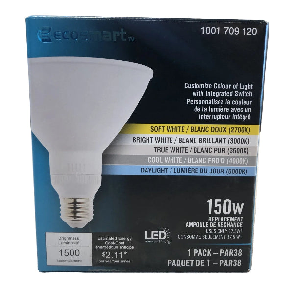 EcoSmart LED PAR38 17.5-Watt Flood Light