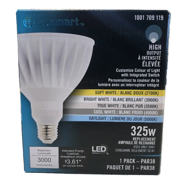 EcoSmart LED PAR38 High Output Flood Light