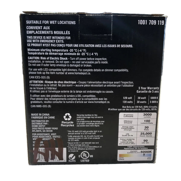 EcoSmart LED PAR38 High Output Flood Light