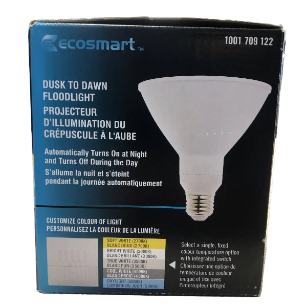 EcoSmart LED PAR38 Dusk to Dawn Flood Light