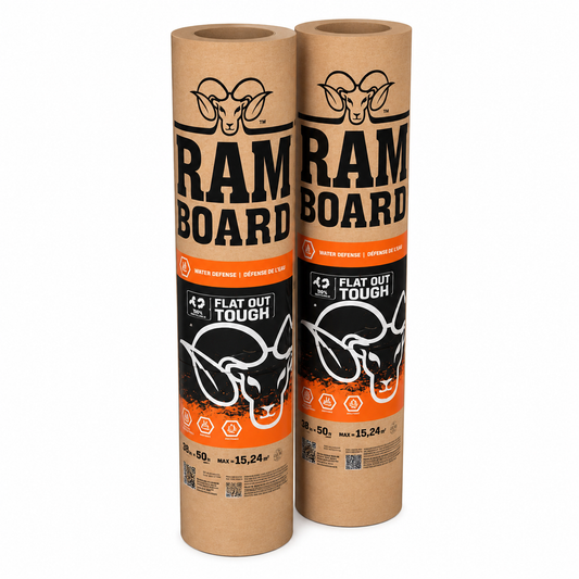 RAM Board Heavy-Duty Floor Protection – 38" x 50' Roll (New)