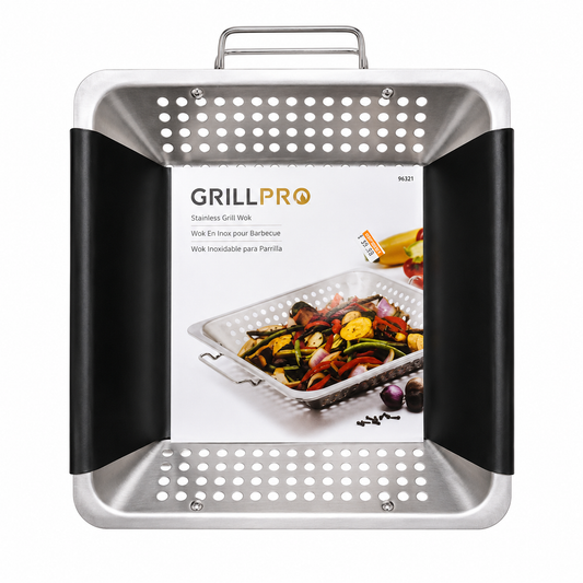 GrillPro Stainless Steel Grill Wok