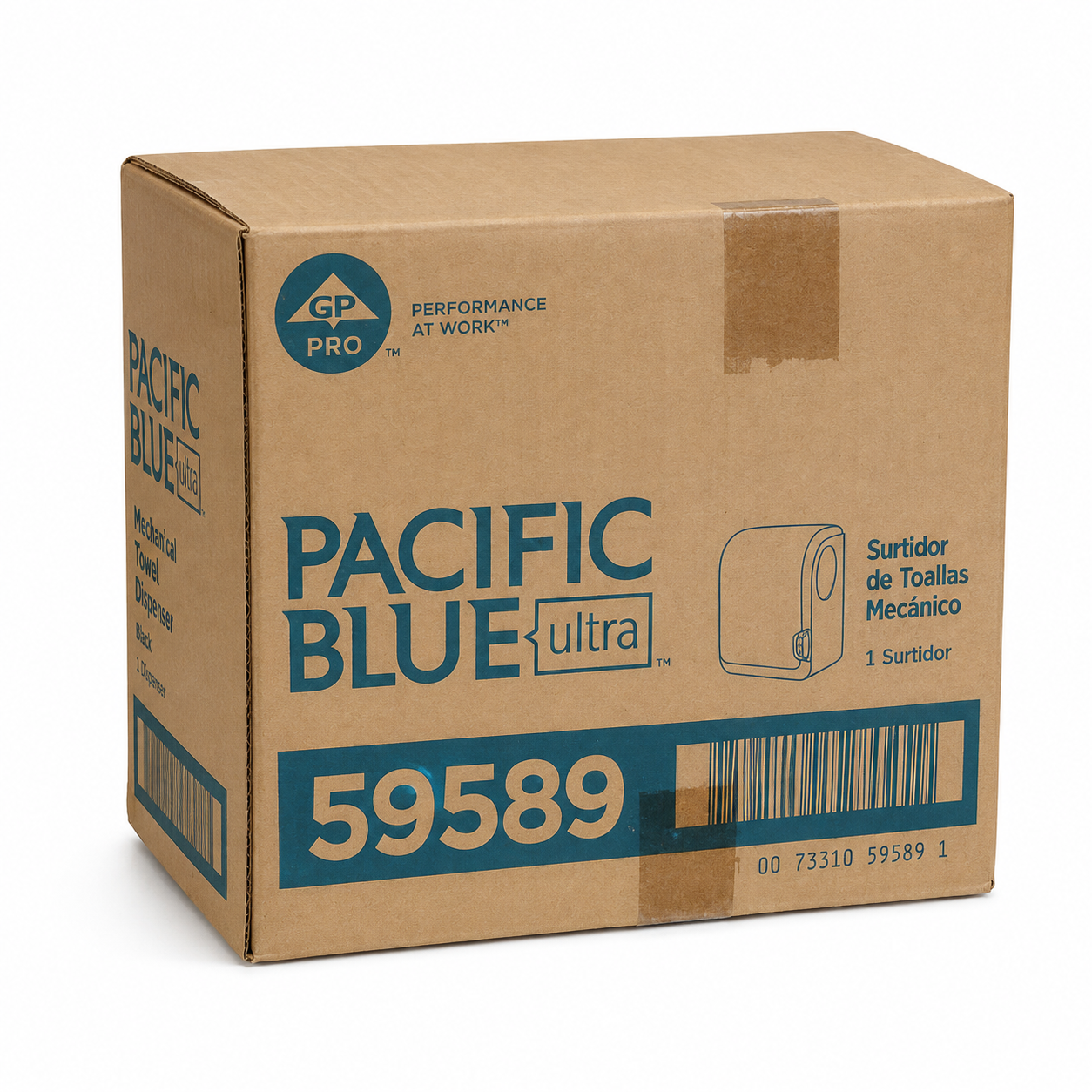 GP PRO Pacific Blue Ultra Mechanical Paper Towel Dispenser – Black