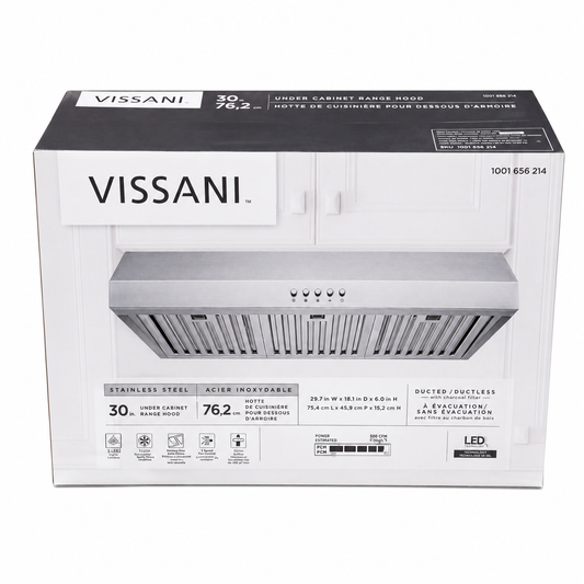 VISSANI 30" Under-Cabinet Range Hood