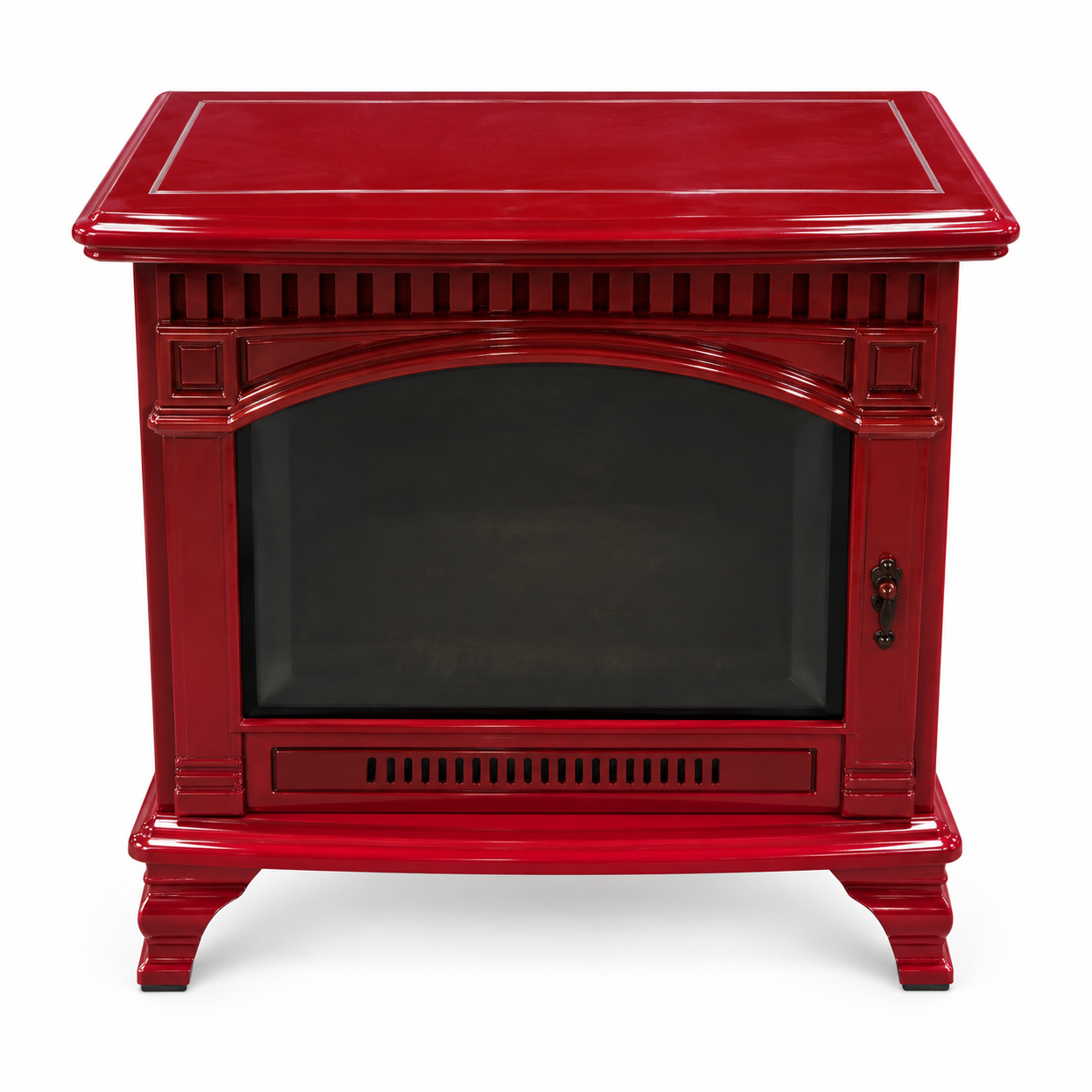 Red Electric Fireplace